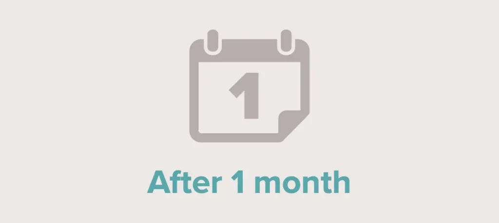 After 1 month on ReTrieve